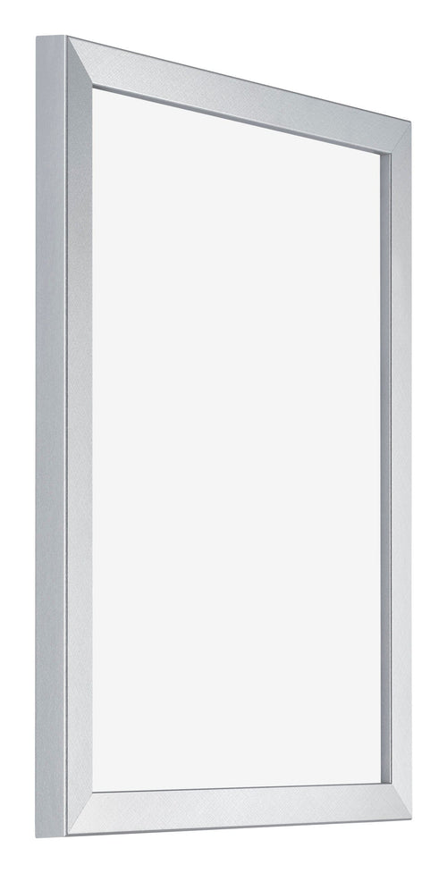 Catania MDF Bilderrahmen 46x61cm Silber Vorne Schrag | Yourdecoration.at