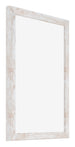 Catania MDF Bilderrahmen 46x61cm White Wash Vorne Schrag | Yourdecoration.at