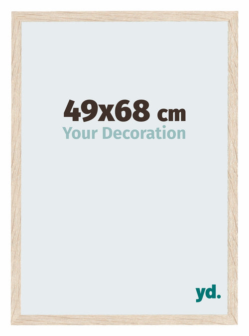 Catania MDF Bilderrahmen 49x68cm Eiche Vorne Messe | Yourdecoration.at