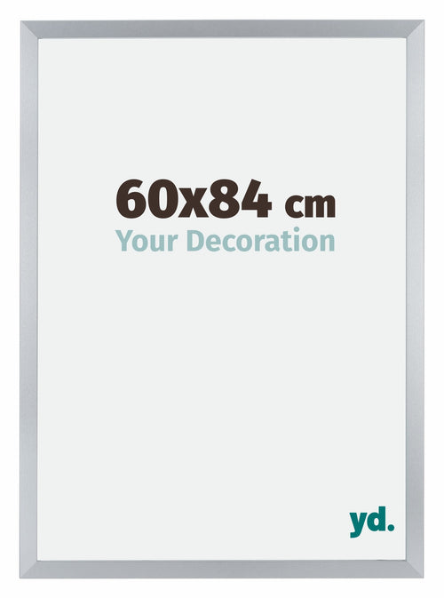Catania MDF Bilderrahmen 60x84cm Silber Messe | Yourdecoration.at