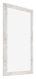 Catania MDF Bilderrahmen 61x91 5cm White Wash Vorne Schrag | Yourdecoration.at