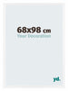 Catania MDF Bilderrahmen 68x98cm Weiss Vorne Messe | Yourdecoration.at