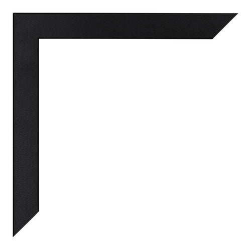 Catania MDF Bilderrahmen 70x70cm Schwarz Detail Ecke | Yourdecoration.at