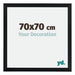 Catania MDF Bilderrahmen 70x70cm Schwarz Messe | Yourdecoration.at