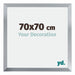 Catania MDF Bilderrahmen 70x70cm Silber Messe | Yourdecoration.at