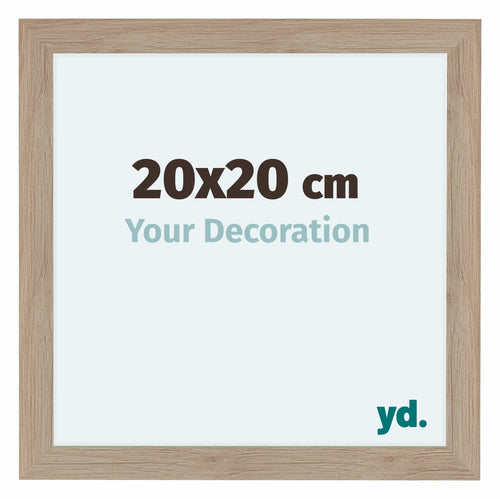 Como MDF Bilderrahmen 20x20cm Eiche Hell Vorne Messe | Yourdecoration.at