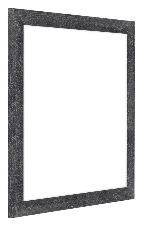 Como MDF Bilderrahmen 20x20cm Grau Gewischt Vorne Schrag | Yourdecoration.at