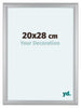 Como MDF Bilderrahmen 20x28cm Silber Matt Vorne Messe | Yourdecoration.at