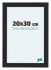 Como MDF Bilderrahmen 20x30cm Schwarz Gemasert Vorne Messe | Yourdecoration.at