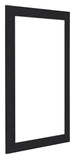 Como MDF Bilderrahmen 20x30cm Schwarz Gemasert Vorne Schrag | Yourdecoration.at