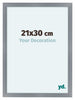 Como MDF Bilderrahmen 21x30cm Aluminium Geburstet Vorne Messe | Yourdecoration.at