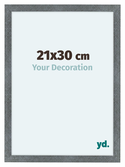 Como MDF Bilderrahmen 21x30cm Eisen Gewischt Vorne Messe | Yourdecoration.at