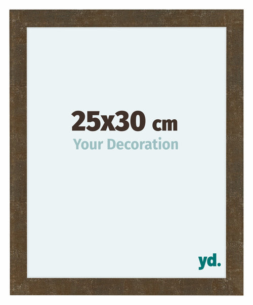 Como MDF Bilderrahmen 25x30cm Gold Antik Vorne Messe | Yourdecoration.at