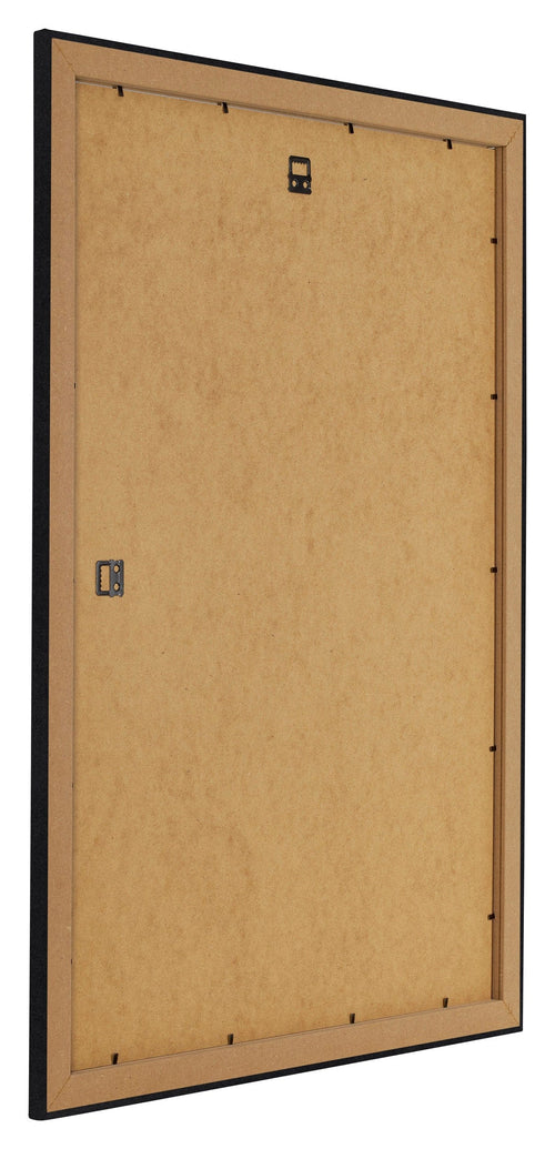 Como MDF Bilderrahmen 25x35cm Schwarz Matt Ruckseite Schrag | Yourdecoration.at