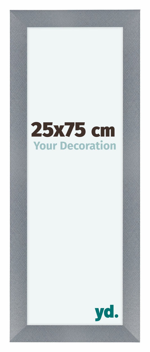 Como MDF Bilderrahmen 25x75cm Aluminium Gebeurstet Vorne Vorne | Yourdecoration.at