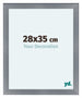 Como MDF Bilderrahmen 28x35cm Aluminium Geburstet Vorne Messe | Yourdecoration.at