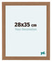 Como MDF Bilderrahmen 28x35cm Nussbaum Hell Vorne Messe | Yourdecoration.at