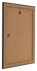 Como MDF Bilderrahmen 28x35cm Schwarz Gemasert Ruckseite Schrag | Yourdecoration.at