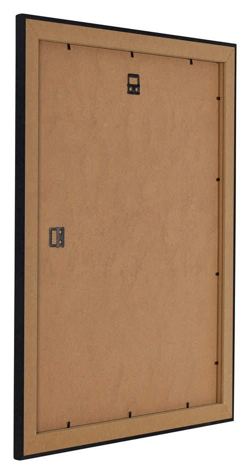 Como MDF Bilderrahmen 28x35cm Schwarz Matt Ruckseite Schrag | Yourdecoration.at
