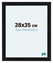 Como MDF Bilderrahmen 28x35cm Schwarz Matt Vorne Messe | Yourdecoration.at