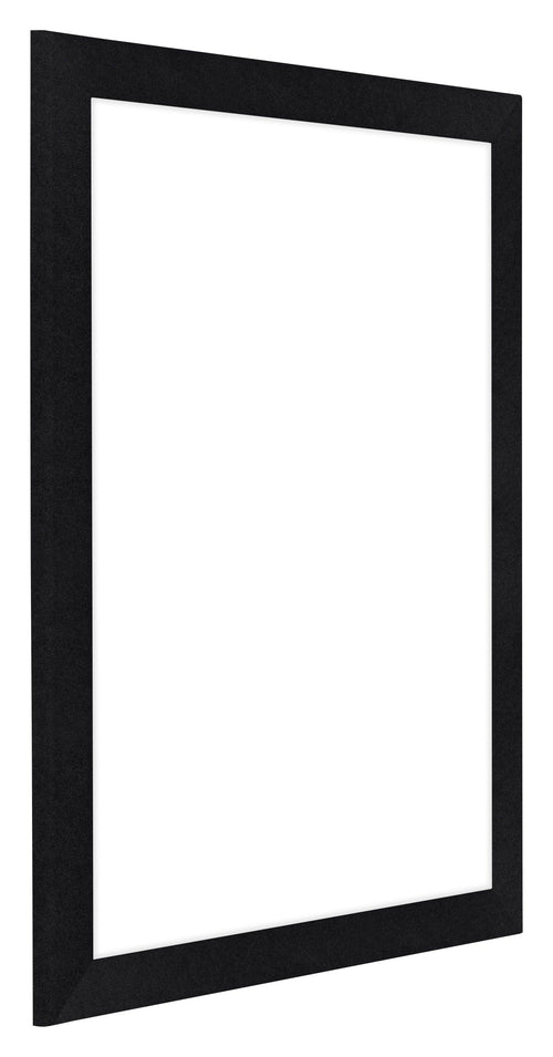 Como MDF Bilderrahmen 28x35cm Schwarz Matt Vorne Schrag | Yourdecoration.at