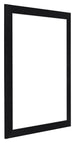 Como MDF Bilderrahmen 28x35cm Schwarz Matt Vorne Schrag | Yourdecoration.at