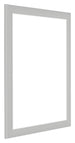 Como MDF Bilderrahmen 28x35cm Weiss Gemasert Vorne Schrag | Yourdecoration.at