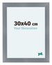 Como MDF Bilderrahmen 30x40cm Aluminium Geburstet Vorne Messe | Yourdecoration.at