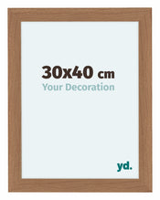 Como MDF Bilderrahmen 30x40cm Nussbaum Hell Vorne Messe | Yourdecoration.at