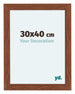 Como MDF Bilderrahmen 30x40cm Nussbaum Vorne Messe | Yourdecoration.at