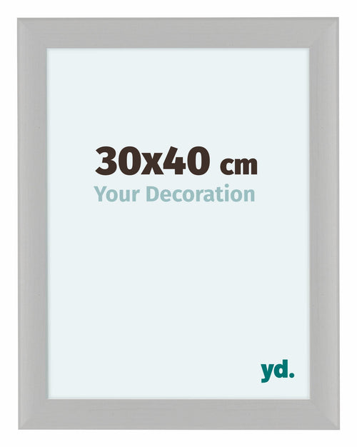 Como MDF Bilderrahmen 30x40cm Weiss Gemasert Vorne Messe | Yourdecoration.at