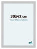 Como MDF Bilderrahmen 30x42cm Weiss Matt Vorne Messe | Yourdecoration.at
