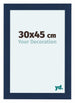 Como MDF Bilderrahmen 30x45cm Dunkelblau Gewischt Vorne Messe | Yourdecoration.at