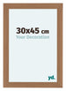 Como MDF Bilderrahmen 30x45cm Nussbaum Hell Vorne Messe | Yourdecoration.at
