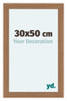 Como MDF Bilderrahmen 30x50cm Nussbaum Hell Vorne Messe | Yourdecoration.at