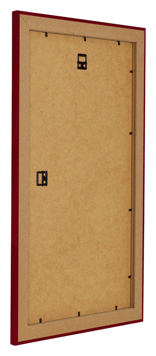 Como MDF Bilderrahmen 30x50cm Weinrot Gewischt Ruckseite Schrag | Yourdecoration.at
