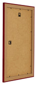 Como MDF Bilderrahmen 30x50cm Weinrot Gewischt Ruckseite Schrag | Yourdecoration.at