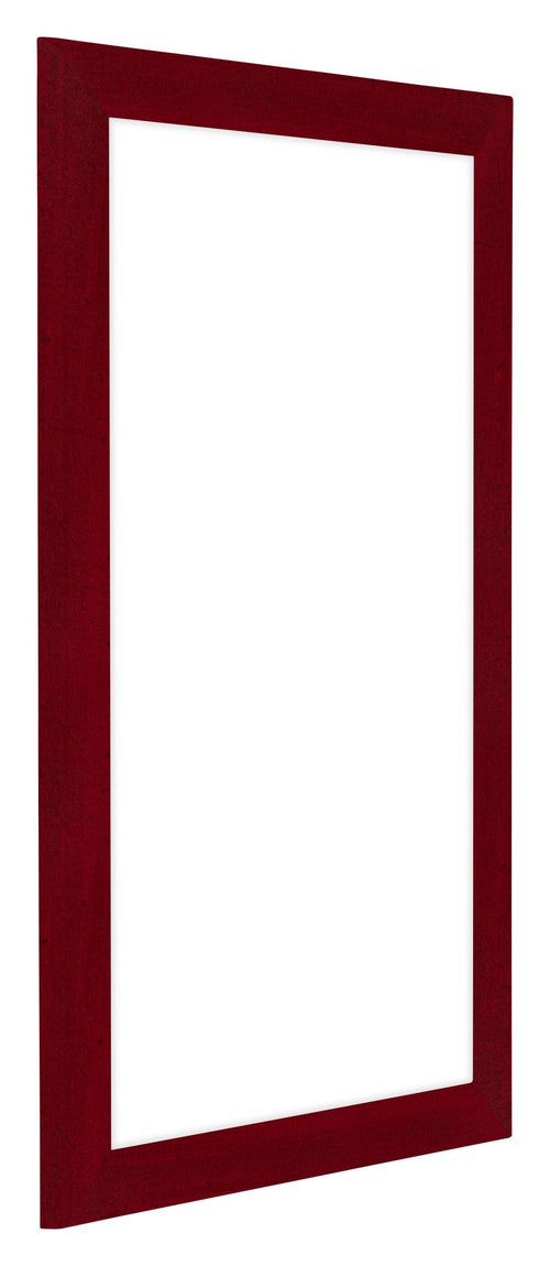 Como MDF Bilderrahmen 30x50cm Weinrot Gewischt Vorne Schrag | Yourdecoration.at