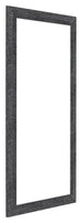 Como MDF Bilderrahmen 30x60cm Grau Gewischt Vorne Schrag | Yourdecoration.at