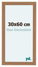 Como MDF Bilderrahmen 30x60cm Nussbaum Hell Vorne Messe | Yourdecoration.at