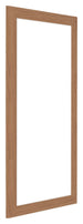 Como MDF Bilderrahmen 30x60cm Nussbaum Hell Vorne Schrag | Yourdecoration.at