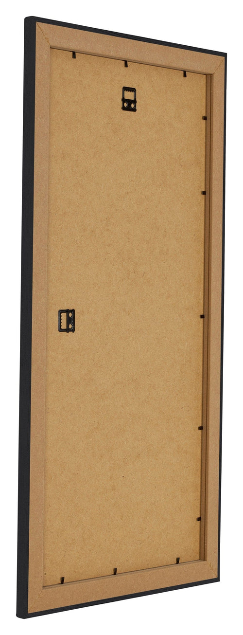 Como MDF Bilderrahmen 30x60cm Schwarz Gemasert Ruckseite Schrag | Yourdecoration.at