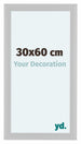 Como MDF Bilderrahmen 30x60cm Weiss Hochglanz Vorne Messe | Yourdecoration.at