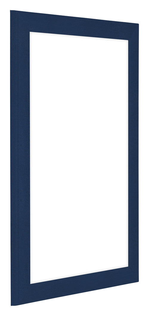 Como MDF Bilderrahmen 32x45cm Dunkelblau Gewischt Vorne Schrag | Yourdecoration.at