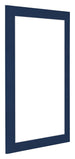 Como MDF Bilderrahmen 32x45cm Dunkelblau Gewischt Vorne Schrag | Yourdecoration.at