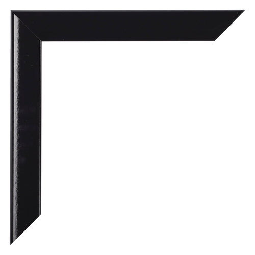 Como MDF Bilderrahmen 32x45cm Schwarz Hochglanz Ecke | Yourdecoration.at