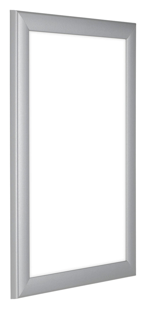 Como MDF Bilderrahmen 32x45cm Silber Matt Vorne Schrag | Yourdecoration.at
