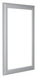 Como MDF Bilderrahmen 32x45cm Silber Matt Vorne Schrag | Yourdecoration.at