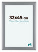 Como MDF Bilderrahmen 32x45cm Silber Matt Vorne Vorne | Yourdecoration.at