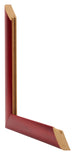 Como MDF Bilderrahmen 32x45cm Weinrot Gewischt Querschnitte | Yourdecoration.at